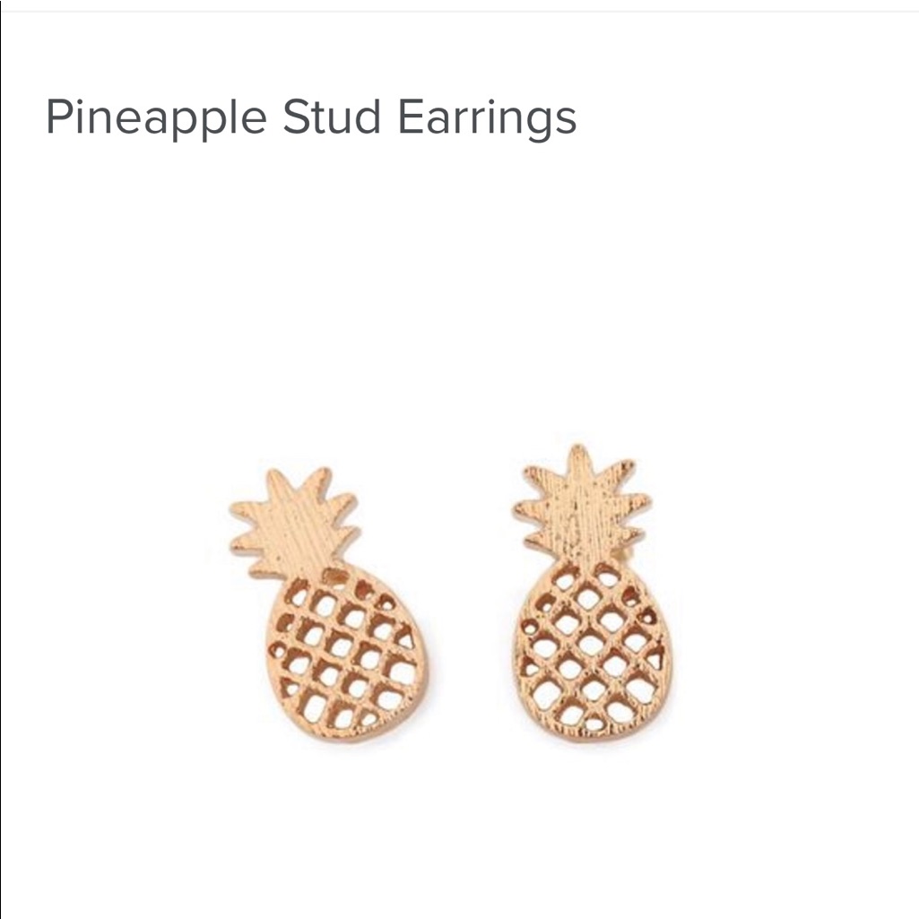 Pineapple Stud Earrings